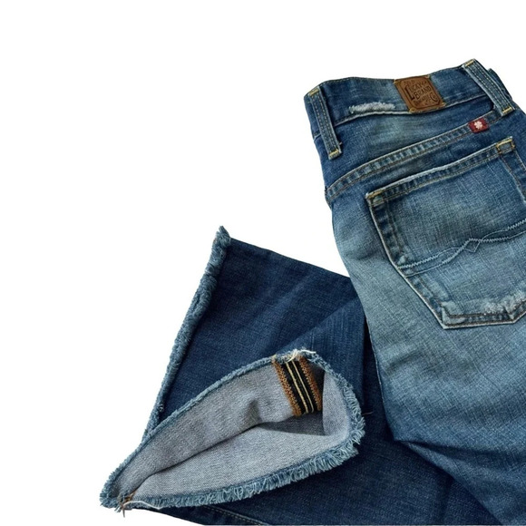 Lucky Brand Women’s The Riley Jean Straight Leg Medium Wash (Selvage) Size 2/26 - Picture 6 of 8